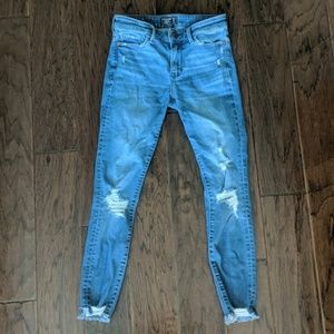Mid wash Abercrombie jeans